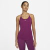 Nike Women's Dri-fit One Elastika Standard Fit Tank Top In Red