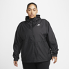 Nike Women's  Sportswear Essential Repel Woven Jacket (plus Size) In Black