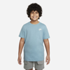 Nike Sportswear Big Kids' T-shirt In Worn Blue