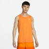 Nike Men's  Sportswear Club Tank Top In Orange