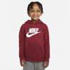 Nike Babies' Sportswear Club Fleece Toddler Pullover Hoodie In Pomegranate