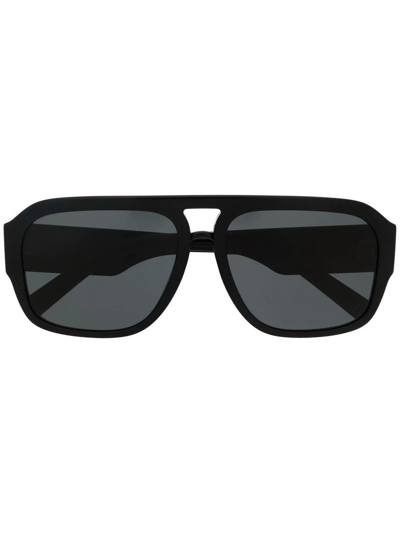 Dolce & Gabbana Square Frame Sunglasses In Schwarz