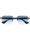 Dita Eyewear Meta Evo-one Square Sunglasses In Blau