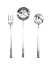 Mepra Movida Set Serving 3 Pcs Movida In Stainless Steel