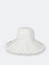 Hat Attack Canvas Packable Hat In Solid White