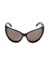 Balenciaga Xpander Butterfly-frame Sunglasses In Black | ModeSens