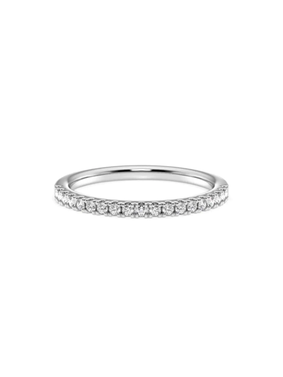 SAKS FIFTH AVENUE WOMEN'S 14K WHITE GOLD & 0.22 TCW LAB-GROWN DIAMOND BAND