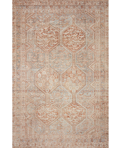 Chris Loves Julia Jules Jul-04 7'6" X 9'6" Area Rug In Tangerine