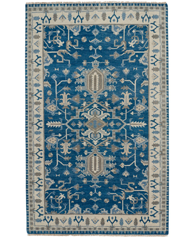 Capel Solace 440 Cobalt 2'6" X 9' Runner Area Rug In Blue