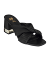 Gc Shoes Dara Womens Faux Leather Mule Sandals In Black