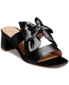Jack Rogers Heidi Mid Womens Satin Open Toe Slide In Black
