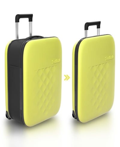 Rollink Flex Vega 22" Hardside Collapsible Carry-on In Bright Yellow