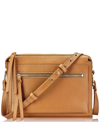 Gigi New York Whitney Pebbled Leather Crossbody Bag In Camel