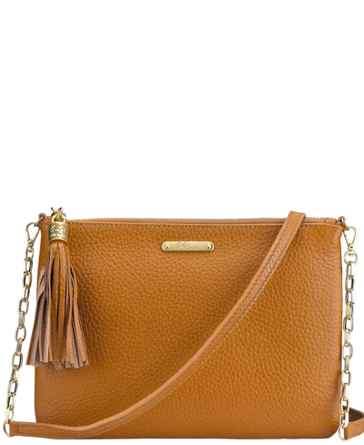 Gigi New York Women's Chelsea Crossbody In Camel