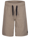 Hurley Little Boys Stretch Hybrid Pull-on Shorts In Khaki