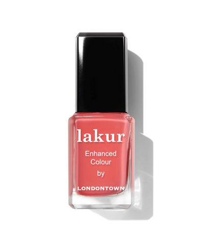 Londontown Lakur Enhanced Color Nail Polish, 0.4 Oz. In Papaya Lakur