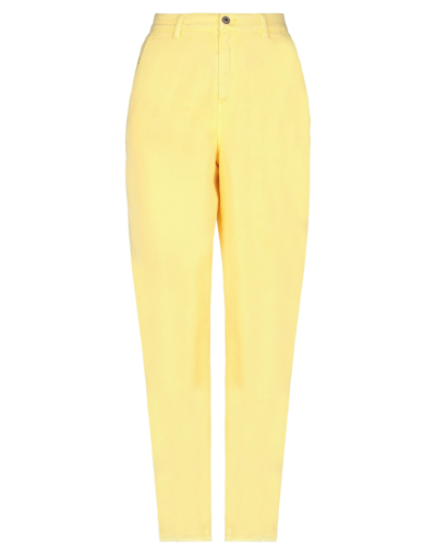 Avantgar Denim By European Culture Pants In Yellow