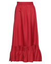 Valentino Long Skirts In Red