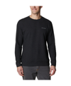 Columbia Men's Hart Mountain Ii Crew Sweatshirt In Black Heather