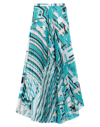 Liu •jo Long Skirts In Turquoise