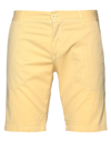 Martin Zelo Man Shorts & Bermuda Shorts Light Yellow Size 28 Cotton, Elastane