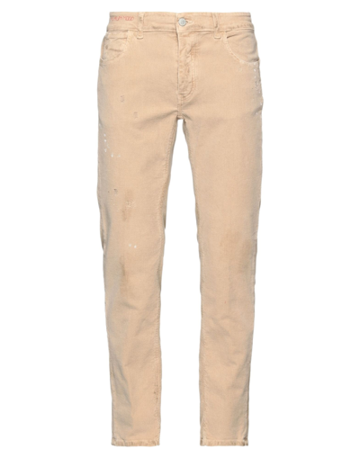 Pmds Premium Mood Denim Superior Pants In Beige