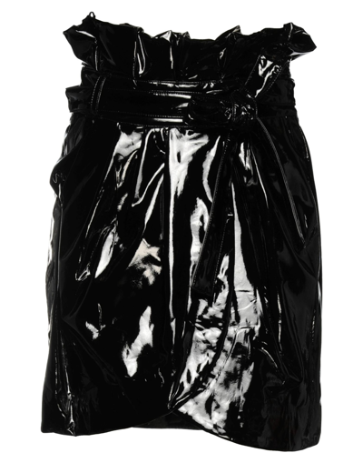 Manila Grace Midi Skirts In Black