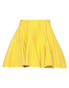 Valentino Mini Skirts In Ocher
