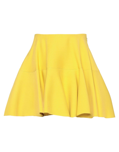 Valentino Mini Skirts In Ocher