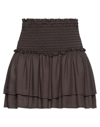 Vicolo Mini Skirts In Brown