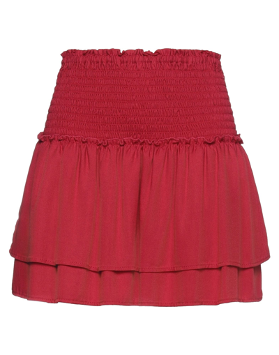 Vicolo Mini Skirts In Red