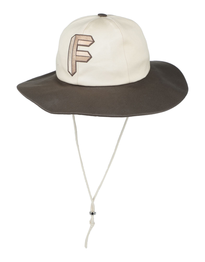 Formy Studio Men's Beige Cotton Hat In Brown