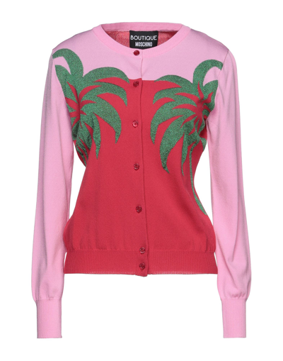 Boutique Moschino Cardigans In Red