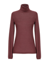 Brunello Cucinelli Turtlenecks In Rust
