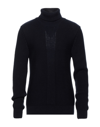 Brian Dales Man Turtleneck Midnight Blue Size S Wool, Acrylic