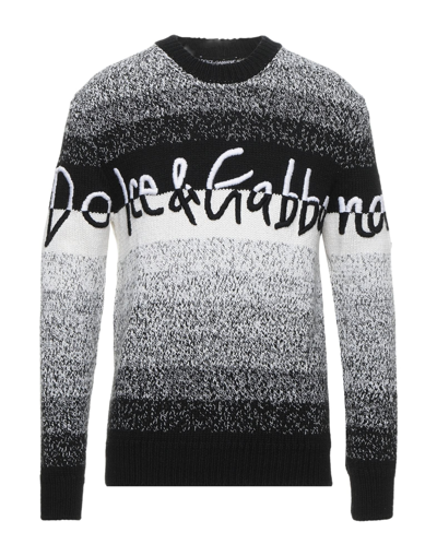 Dolce & Gabbana Sweaters In Black