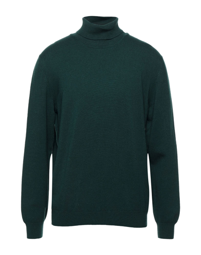 Gran Sasso Turtlenecks In Emerald Green