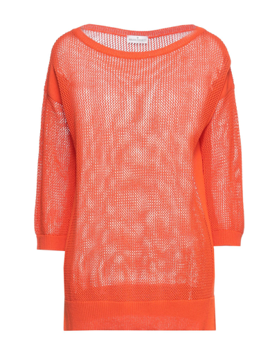 Bruno Manetti Sweaters In Orange