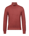 Barba Napoli Turtlenecks In Rust