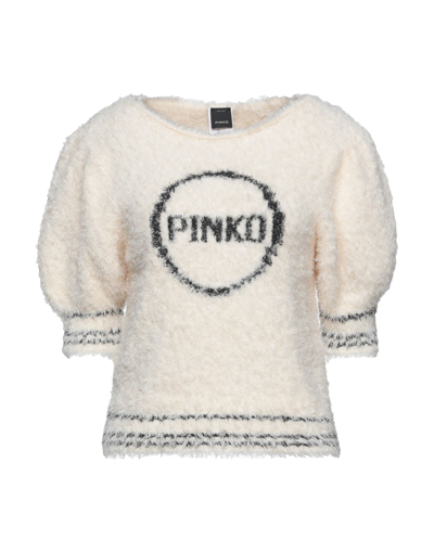 Pinko Sweaters In Ivory