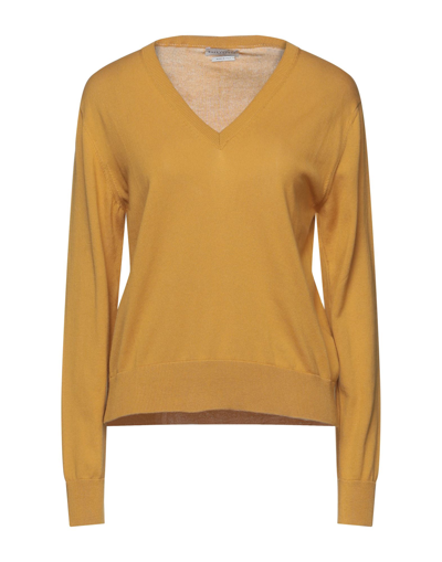 Ballantyne Sweaters In Ocher