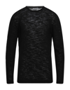 Grey Daniele Alessandrini Sweaters In Black
