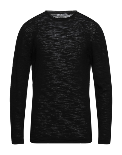 Grey Daniele Alessandrini Sweaters In Black