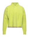 Jacquemus Sweaters In Acid Green