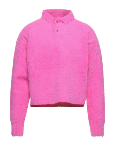 Jacquemus Sweaters In Fuchsia