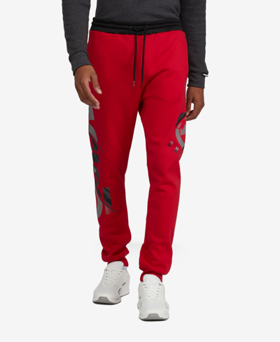 Ecko Unltd Men's Big And Tall Cover Levels Joggers In Red