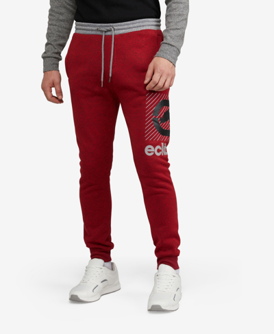 Ecko Unltd Men's Big And Tall Lined Up Joggers In Red
