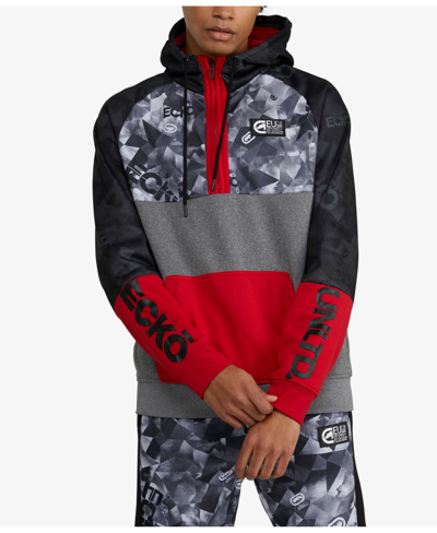 Ecko Unltd Men's Big And Tall Quarter Pounder Hoodie In Charcoal