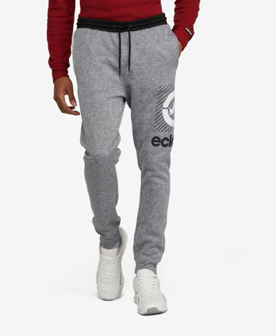 Ecko Unltd Men's Big And Tall Lined Up Joggers In Gray