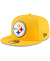 NEW ERA MEN'S GOLD PITTSBURGH STEELERS OMAHA 59FIFTY HAT